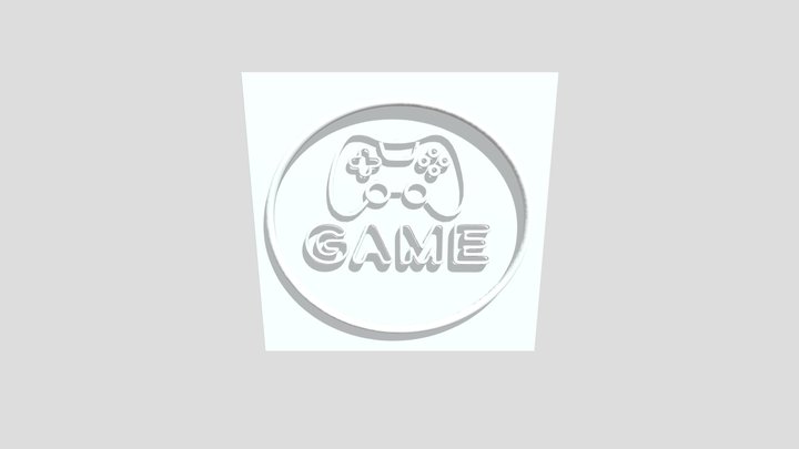 Game Neon Sign 3D Model