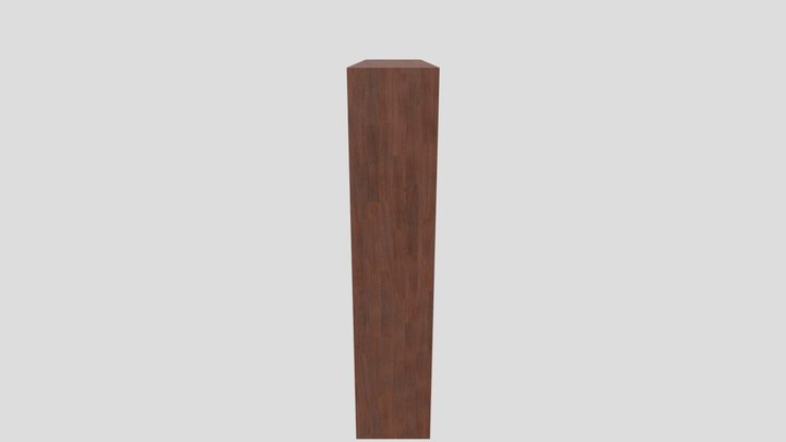 Room School Bookshelf Clean 室内学校图书馆书架 3D Model