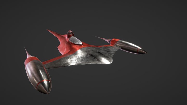 N1_Starfighter 3D Model