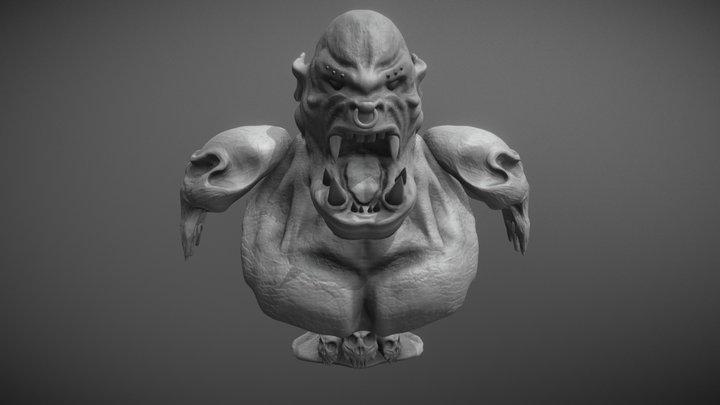 3D Ogre modelling in Zbrush 3D Model