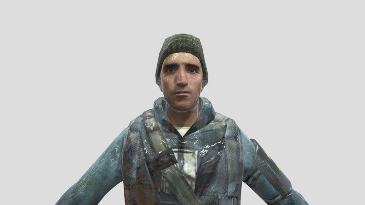 Male_07 rebel 3D Model