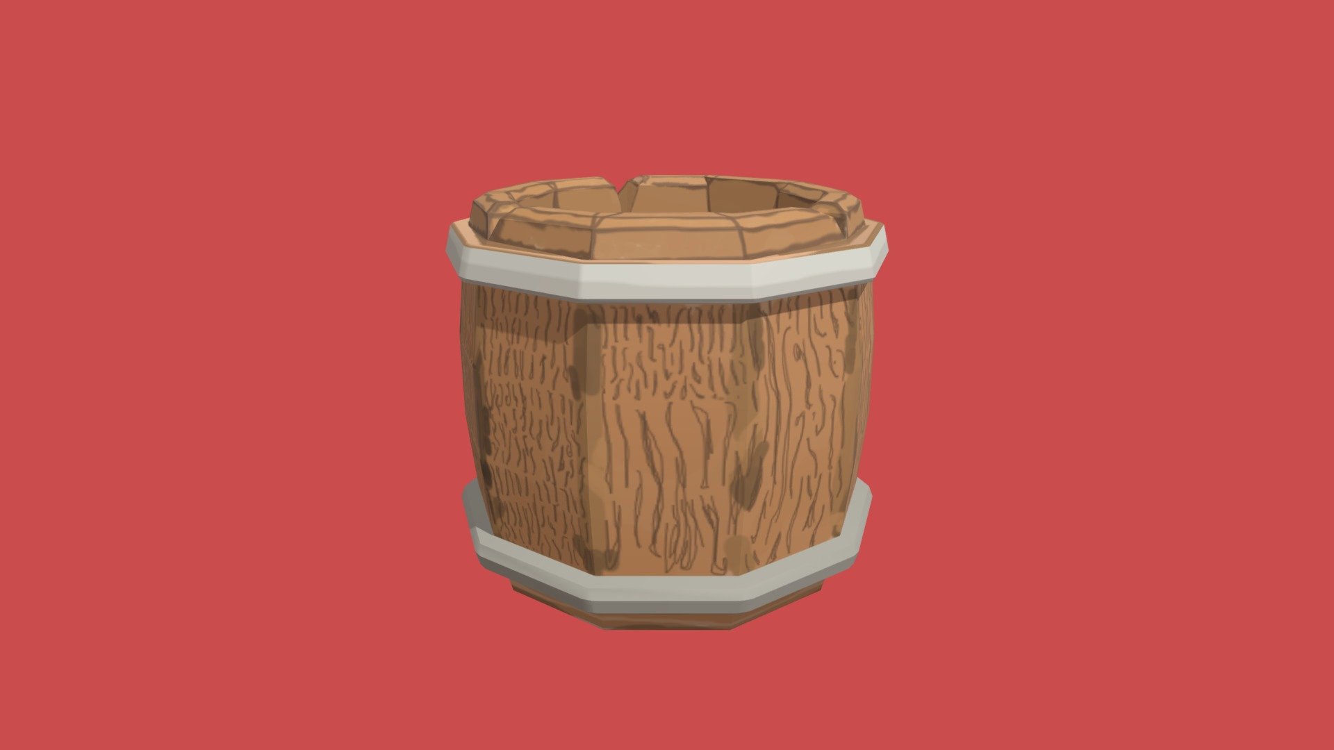 Cartoon Barrel