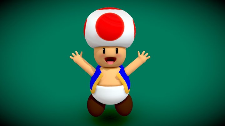 Toad 3D 3D Model