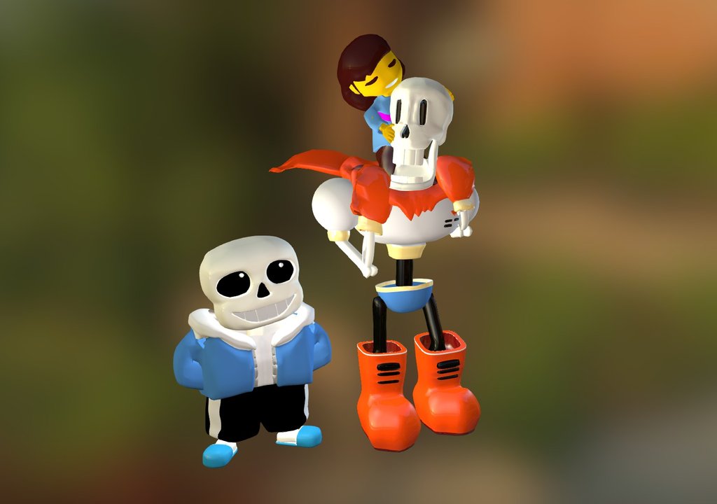 Undertale 3D models - Sketchfab