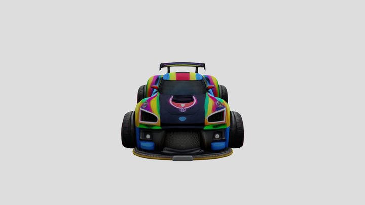 IA Toy car 3D Model