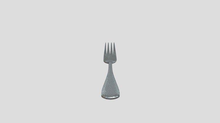 3D Fork Model 3D Model