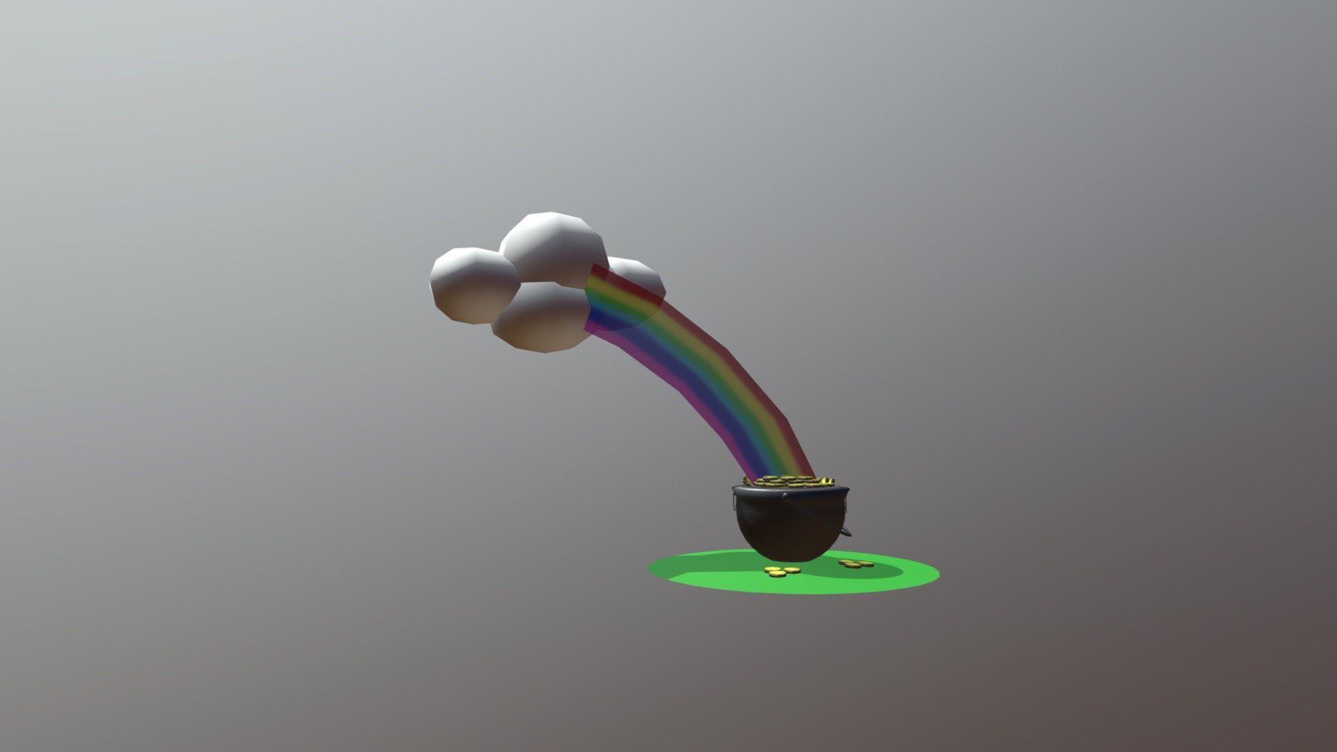 Pot of Gold at the End of a Rainbow