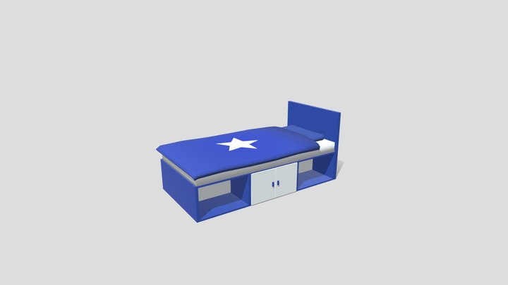Kids Bed 3D Model