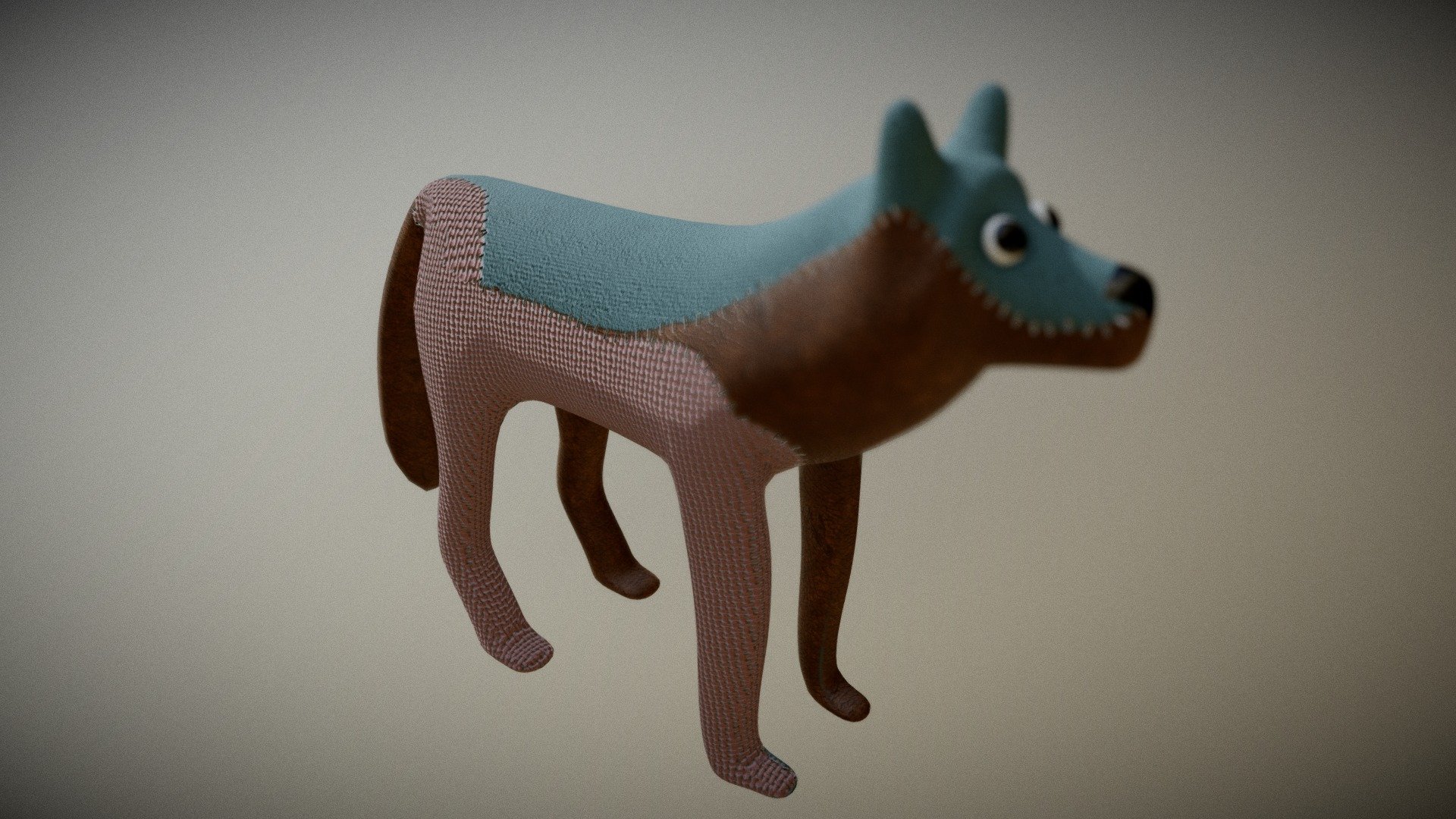 Stuffed Toy Wolf