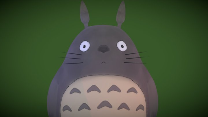 My CG Totoro (となりのトトロ) 3D Model