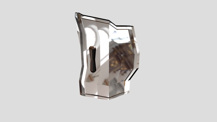 Stylized Fantasy Defender Shield – Kostenloses 3D-Modell STL