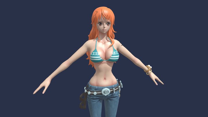 Nami   onepiece – Modelo 3D gratuito STL