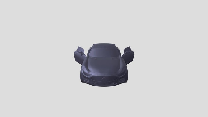 Mercedes Benz AMG GT R 2017 3D Model