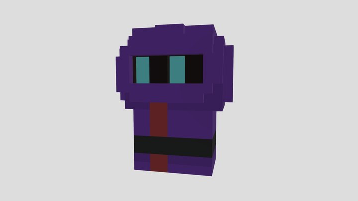 5cMage-0-Mini Mage Purple 3D Model