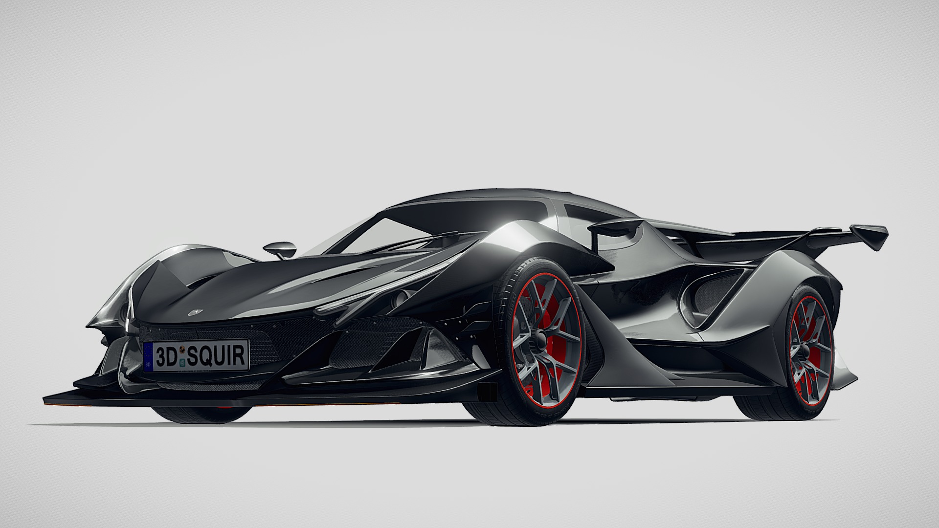3D model Gumpert Apollo Intensa Emozione 2019 - This is a 3D model of the Gumpert Apollo Intensa Emozione 2019. The 3D model is about logo.