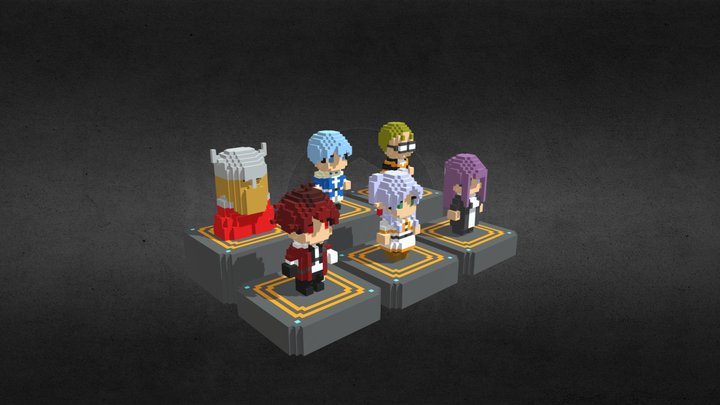 Frieren【Nanoblock】 3D Model