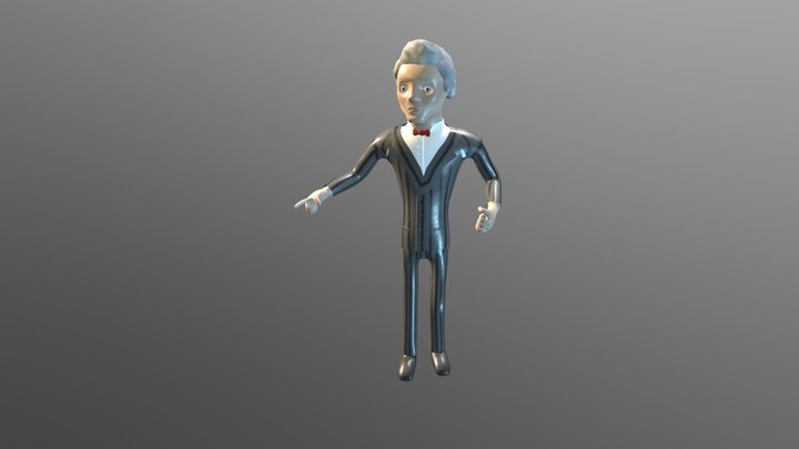 rigged character 3D Model