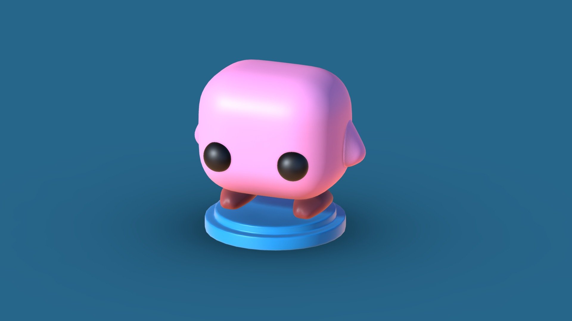 Awesome Kirby Funko - Download Free 3D model by Miaru3d (@miaru3d) [b9b27b3]