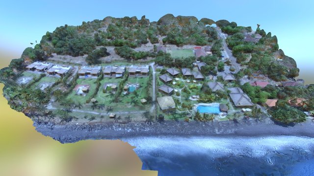 Karangasem Dive Hotel 3D Model