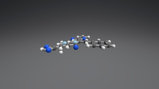 Aspartame Molecule 3D Model