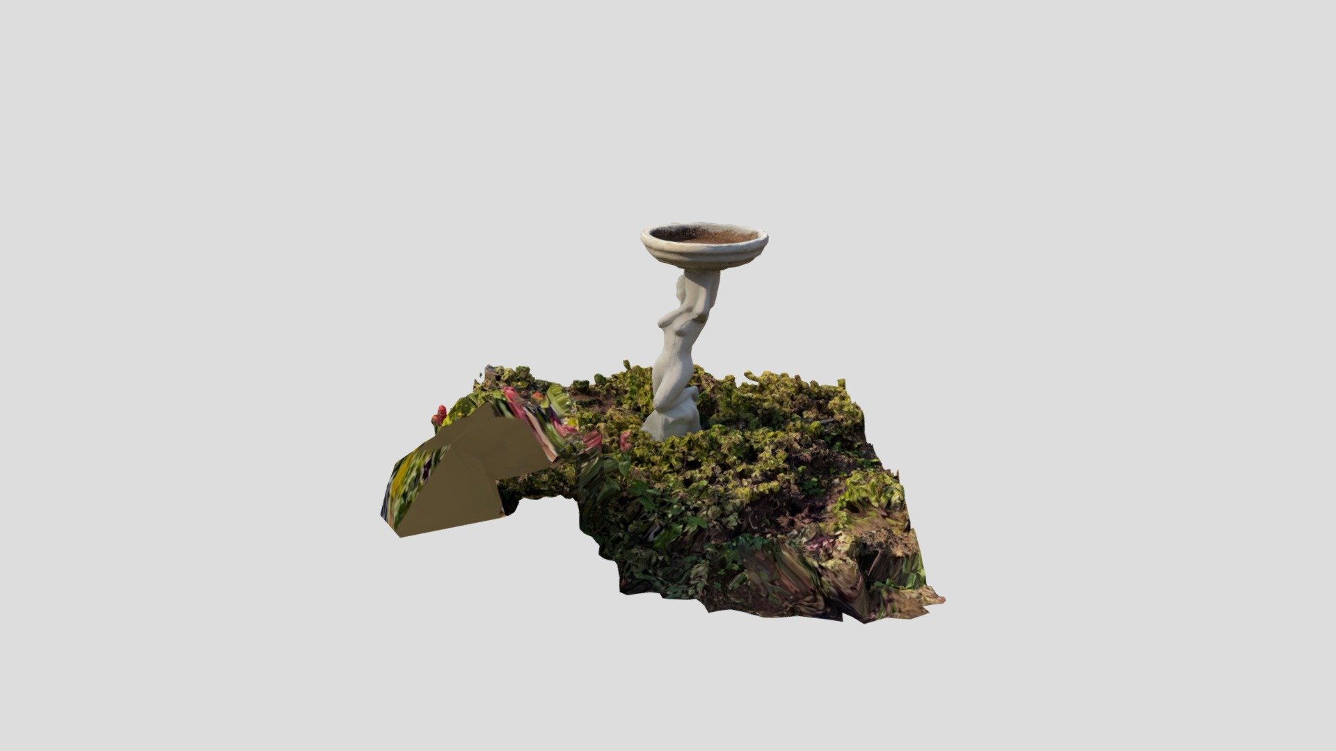 Victorian bird bath