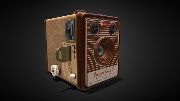 Kodak Brownie Flash B 3D Model