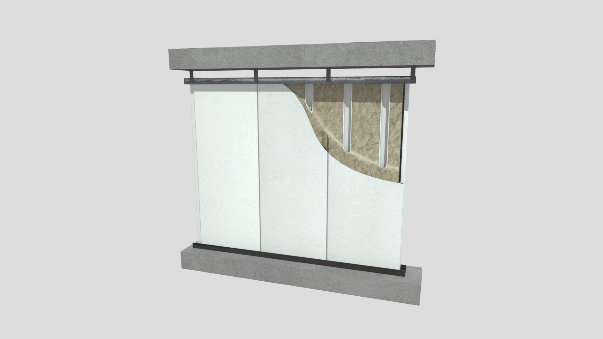 prop_WallSandwichPanel — Sketchfab embed 3D viewer