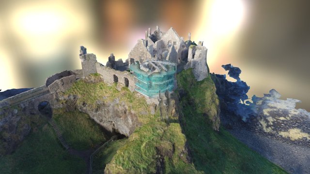 Dunluce Castle 3D Model