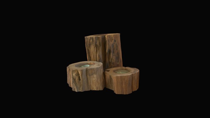 candles 3D Model