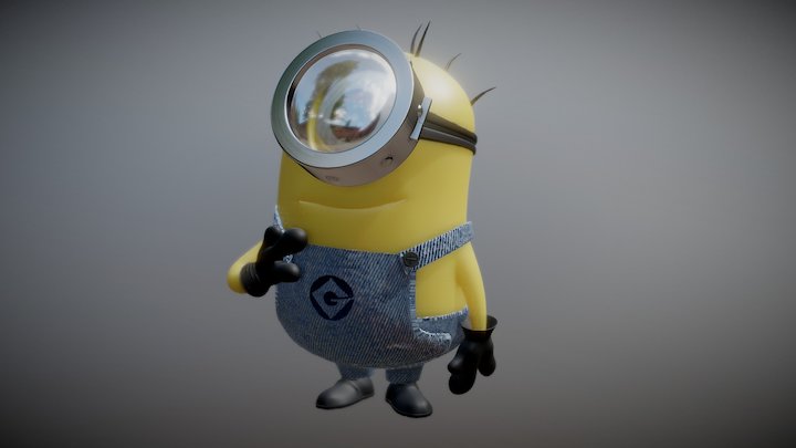 Textured minion 3D Model