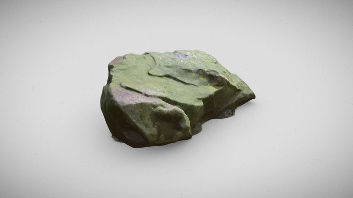 Lichen Covered Rock – Modèle 3D gratuit STL