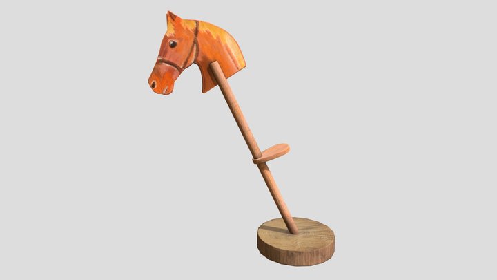 Horse stick 3D Model