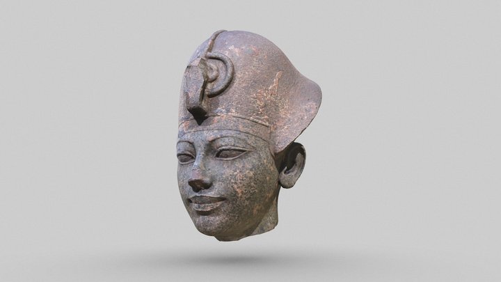 Head of Amenhotep III, c. 1391-1353 BC – Modelo 3D gratuito STL