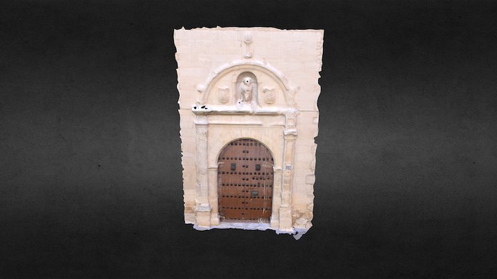 Portada del Convento de Nª Señora de la Piedad 3D Model