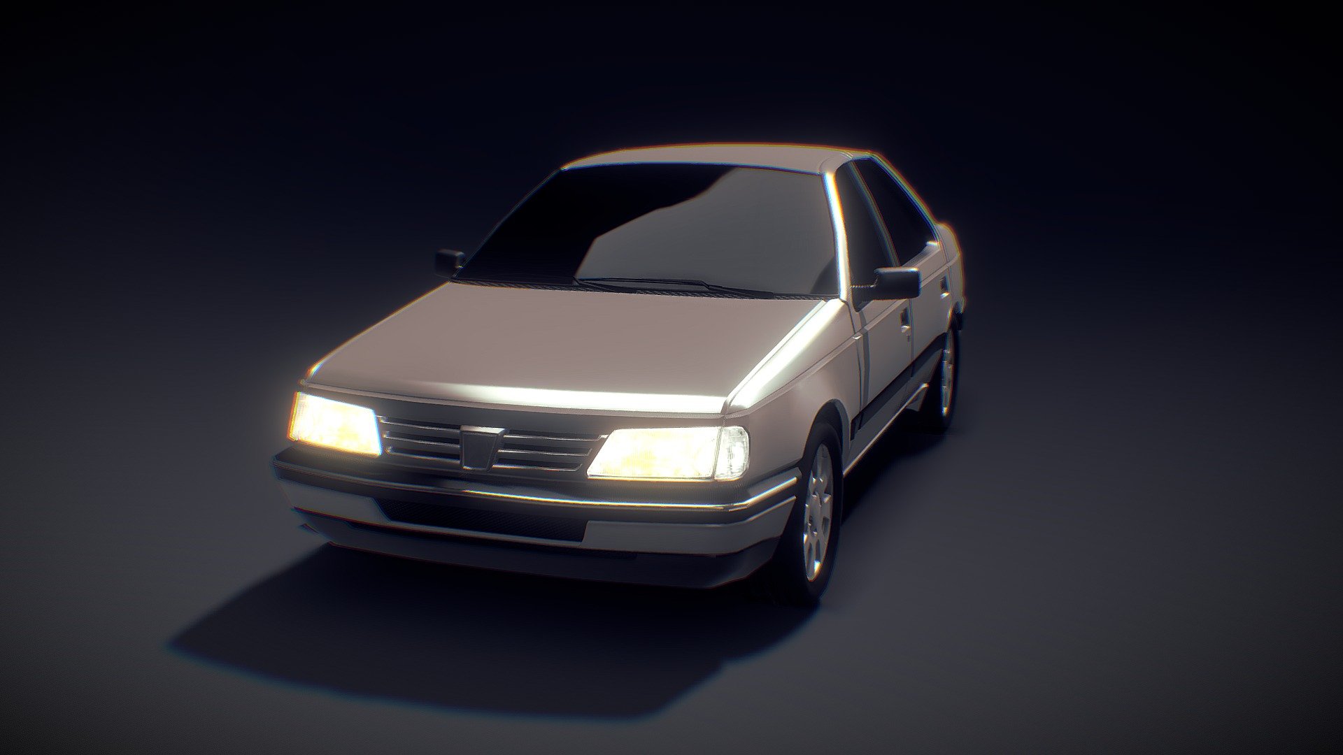 1994 Peugeot 405 GLX (facelift version) - Download Free 3D model by  Mehrdad995 (@Mehrdad995GTa) [b9b6909]