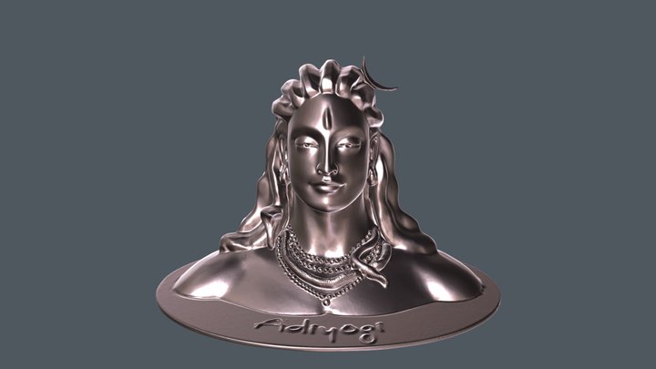 Adiyogi Lord Shiva 3D Model