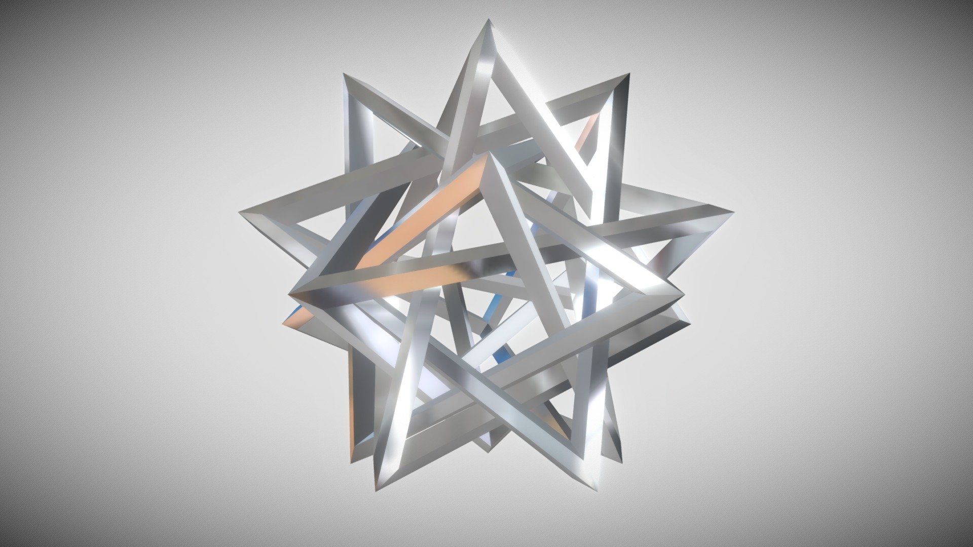 Compound of five tetrahedra