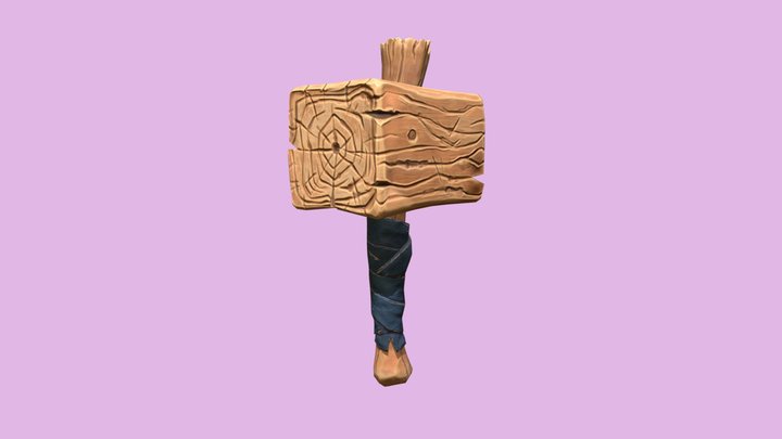 Stylised Mallet 3D Model