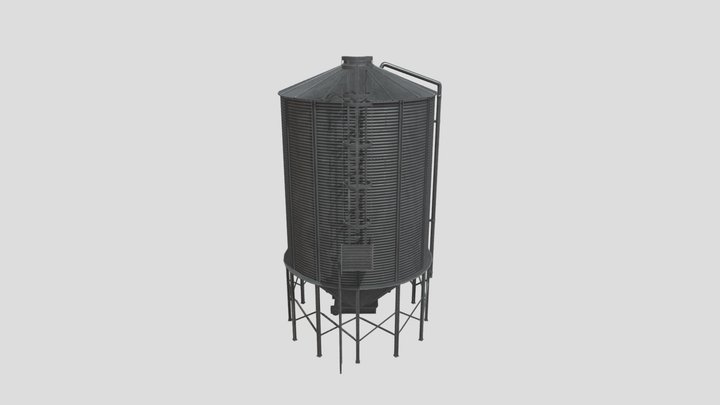 Grainsilo_fbx 3D Model