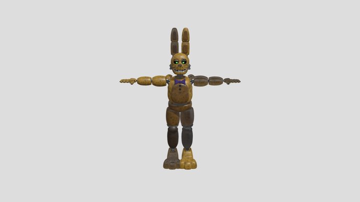 Spring Bonnie fnaf 3 3D Model