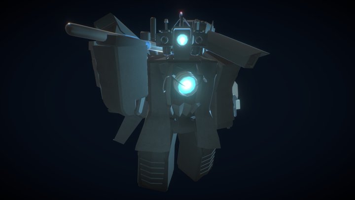 Upgraded Titan Cameraman (Skibidi Protection) 3D Model