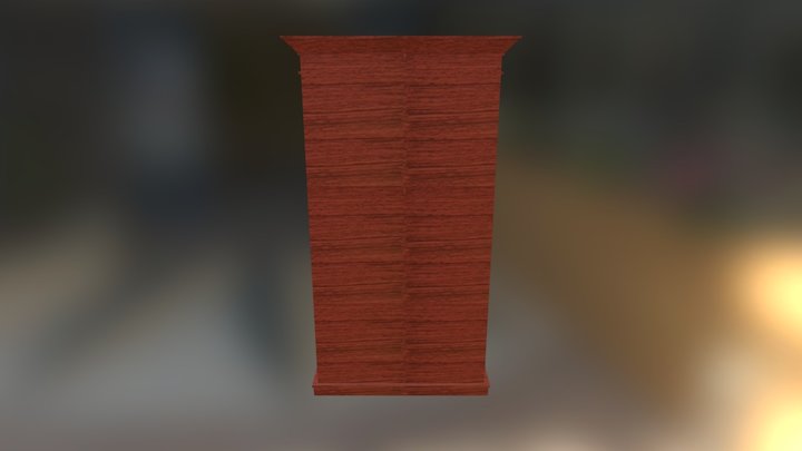 Bookcase 3D Model