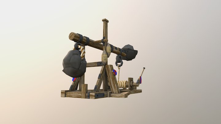 Trebuchet 3D Model