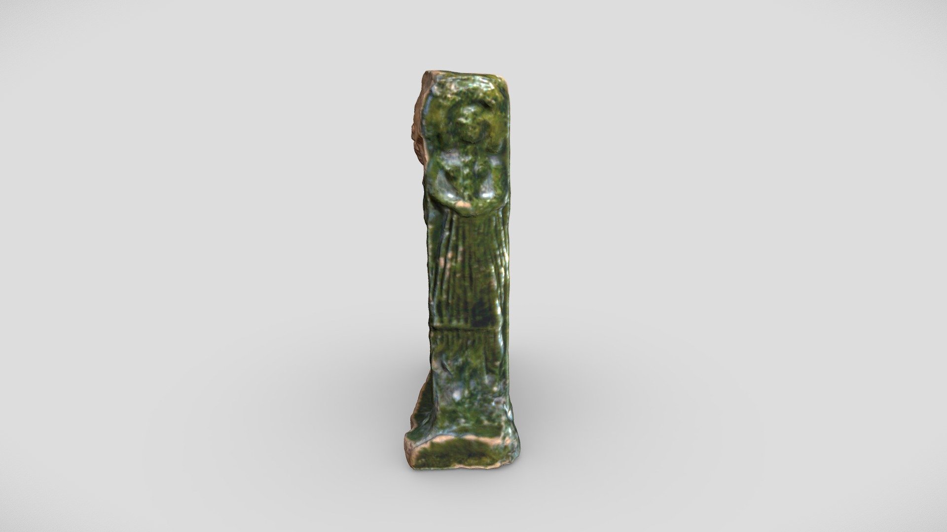 Half-cylinder tile with Cruseler dolls — Sketchfab embed 3D viewer