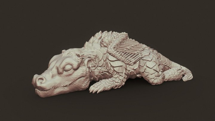 Dragon hatchling 2 3D Model