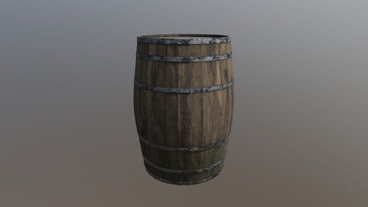 Barrel 3D Model