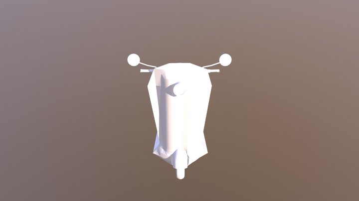 A Scooter 3D Model