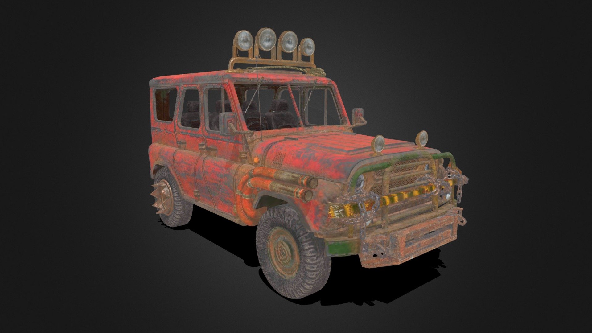 Pubg Mobile: Offroading Uaz Skin - Download Free 3D model by nr7nadeem