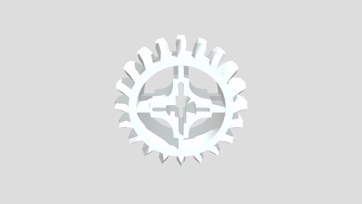 technic_gear_large 3D Model
