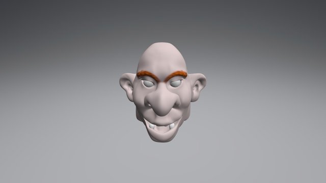 Leprechaun Head 3D Model